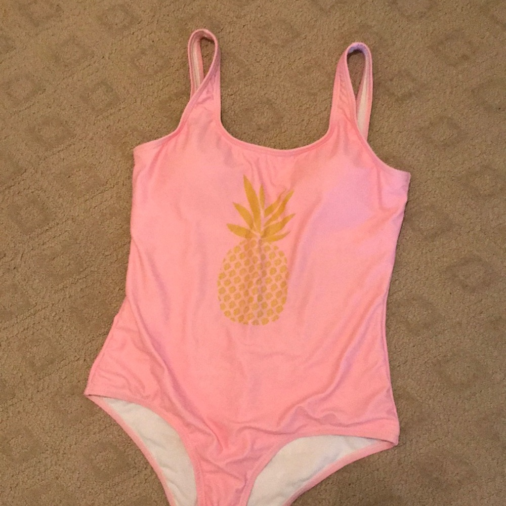 Tropical Pink One-Piece Swimsuit